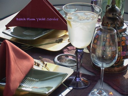 Table Setting Beach Plum Chef Cape Cod Personal Chef and Catering