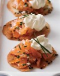 smoked salmon crisp beach plum chef catering beachplumchef.com