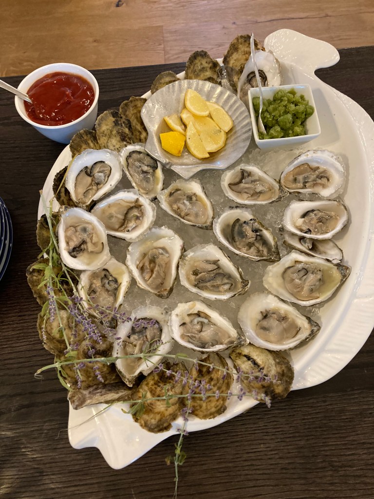 Local Cape Cod Oysters on the Half Shell